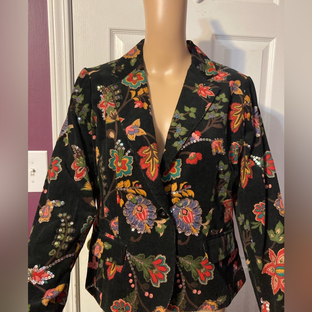 Cute Corduroy Liz Claiborne Jacket, size Petite 10 NWT